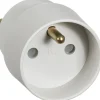 Discount LK SCHUKO ADAPTER LYSEGRÅ 0