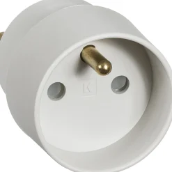 Discount LK SCHUKO ADAPTER LYSEGRÅ 0