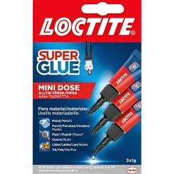 Hot Loctite SUPER GLUE MINI TRIO SUPERLIM 3 G