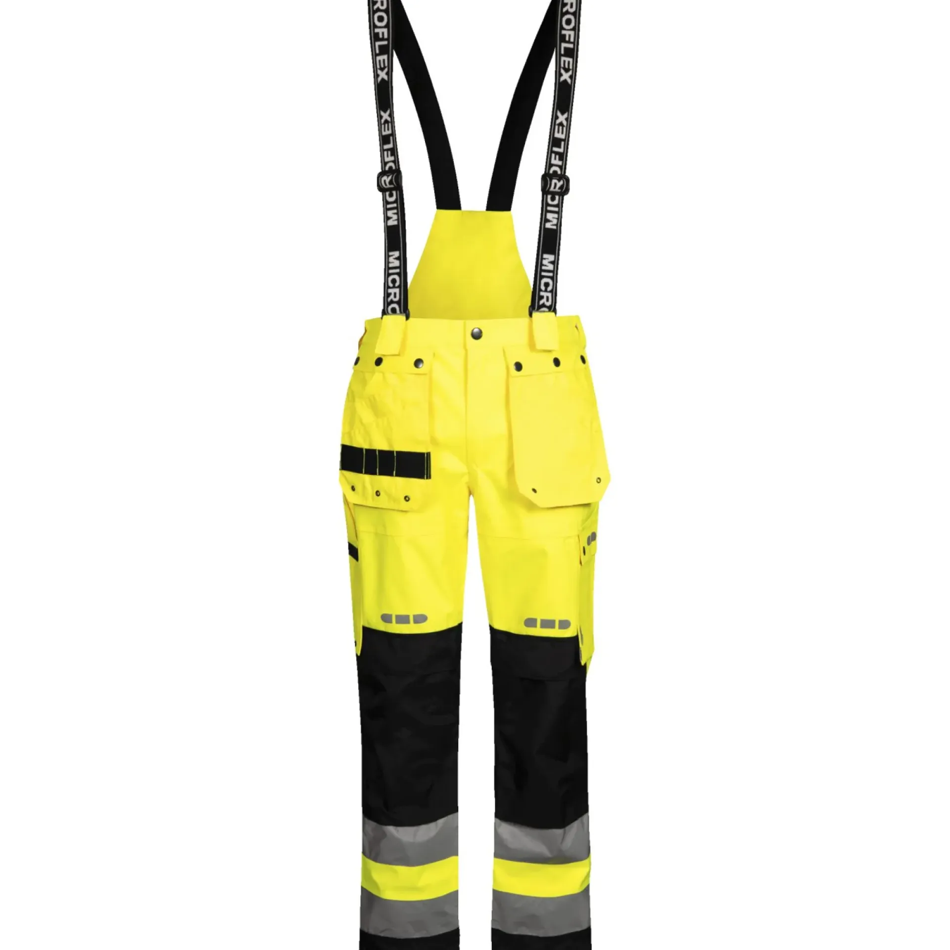 Sale Lyngsøe LYNGSØE FOX 9083-53/07 HÅNDVÆRKER REGNBUKS HI-VIZ L GUL/SORT