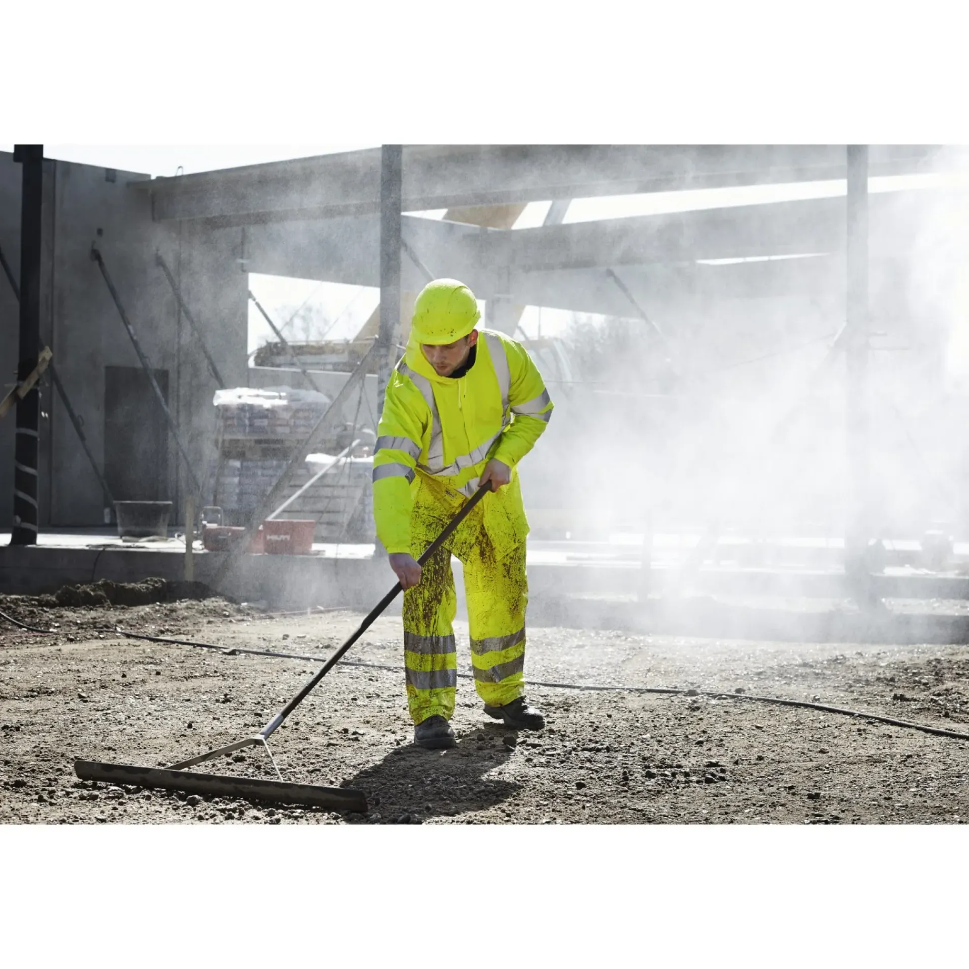 Lyngsøe LYNGSØE PU LR552-53 REGNSÆT HI-VIZ XL HI-VIS GUL