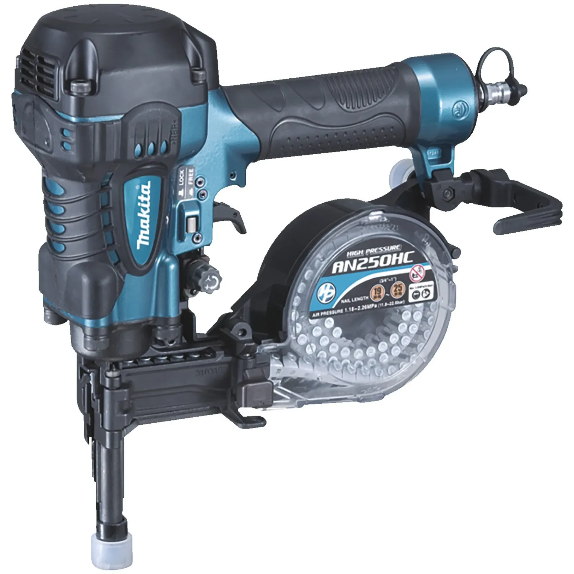 New Makita BETON AN250HC HP SØMPISTOL TRYKLUFT