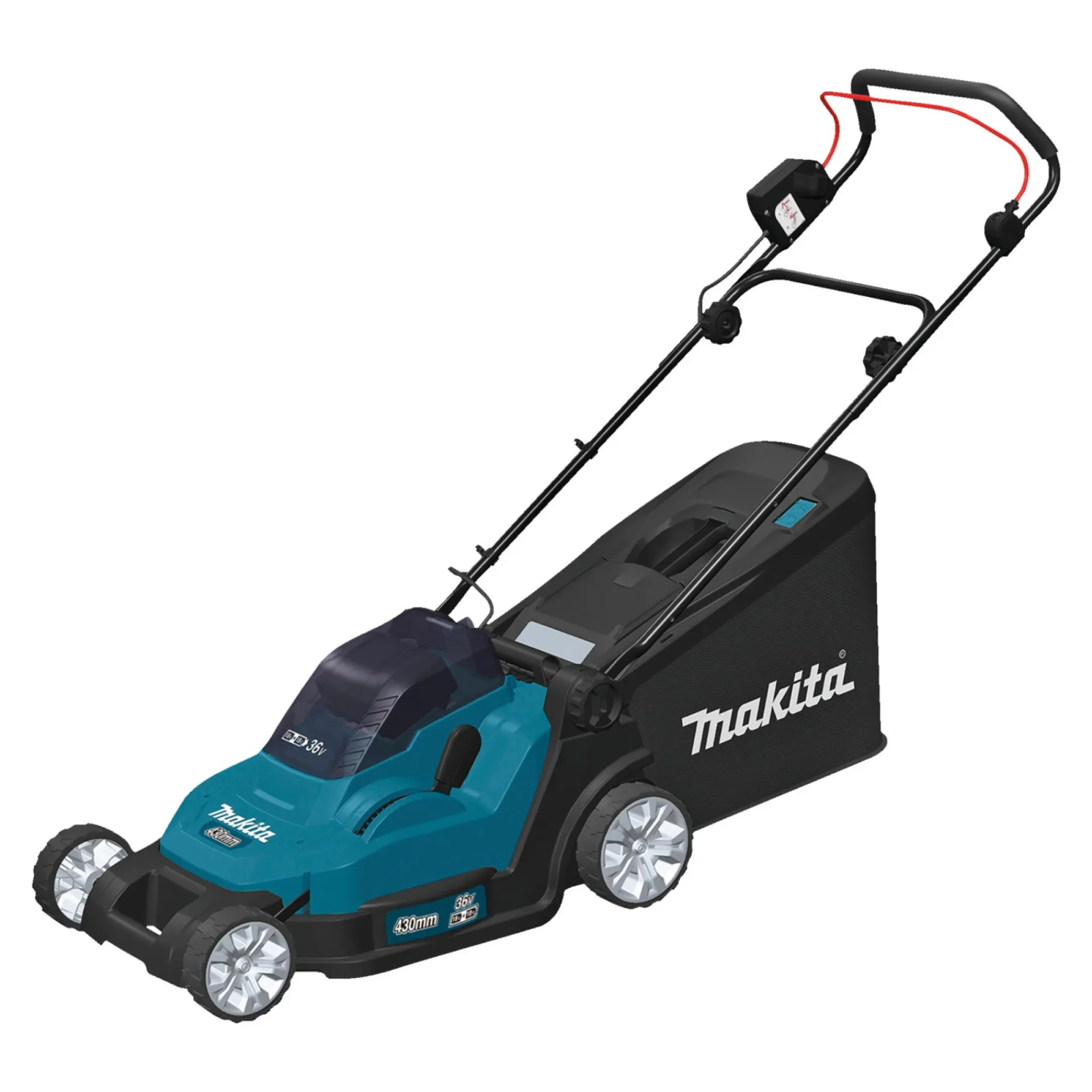Sale Makita DLM432PT2 PLÆNEKLIPPER AKKU 2X18V MED BATTERI OG LADER