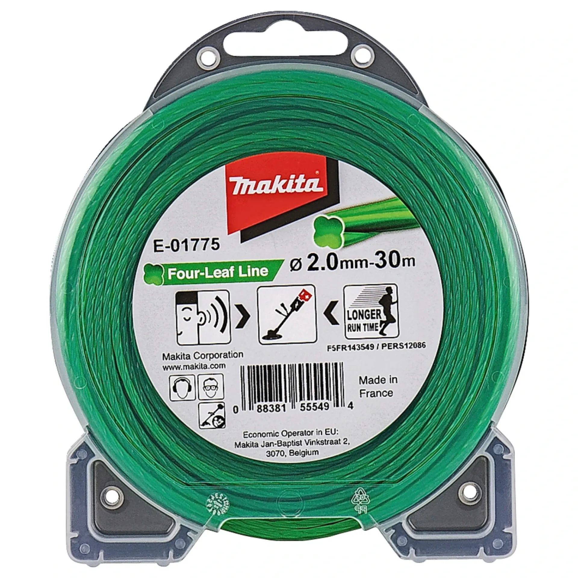 Outlet Makita FOUR-LEAF E-01775 TRIMMERTRÅD