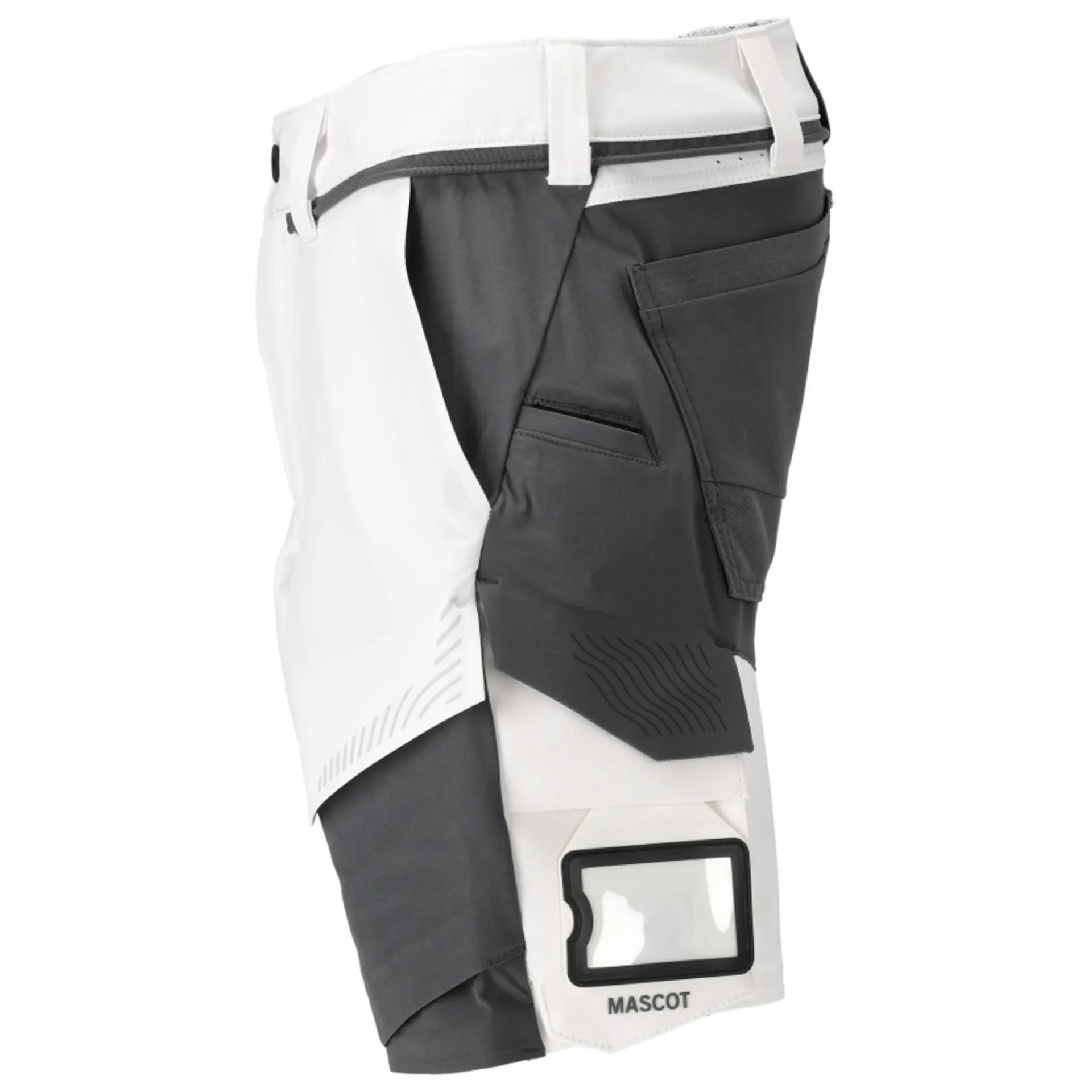 Mascot CUSTOMIZED 22149 SHORTS 24C64 HVID/STENGRÅ