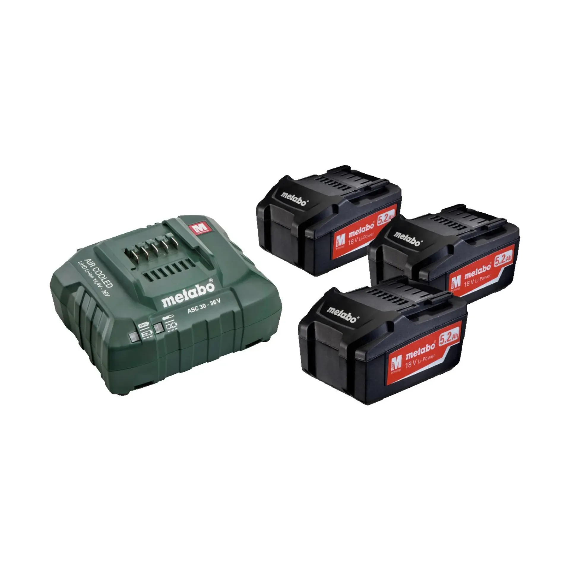 Online Metabo 685048000 BATTERISÆT 18V 5,2 AH