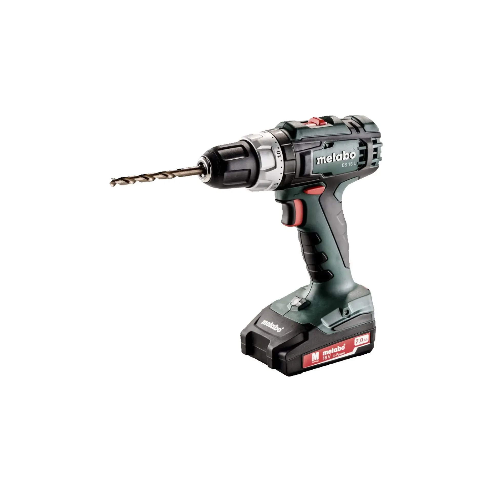 New Metabo BS 18 L 13 2X2,0 13 MM BORE-/SKRUEMASKINE AKKU MED BATTERI