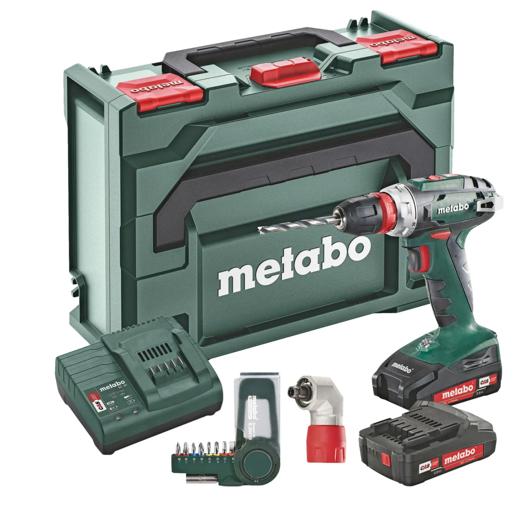 Sale Metabo BS 18 QUICK BORE-/SKRUEMASKINE AKKU MED BATTERI OG LADER