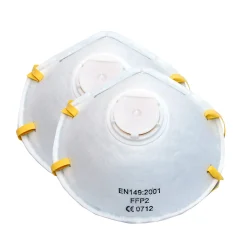 New Millarco FFP2SV, M/ VENTIL STØVMASKE 2 STK