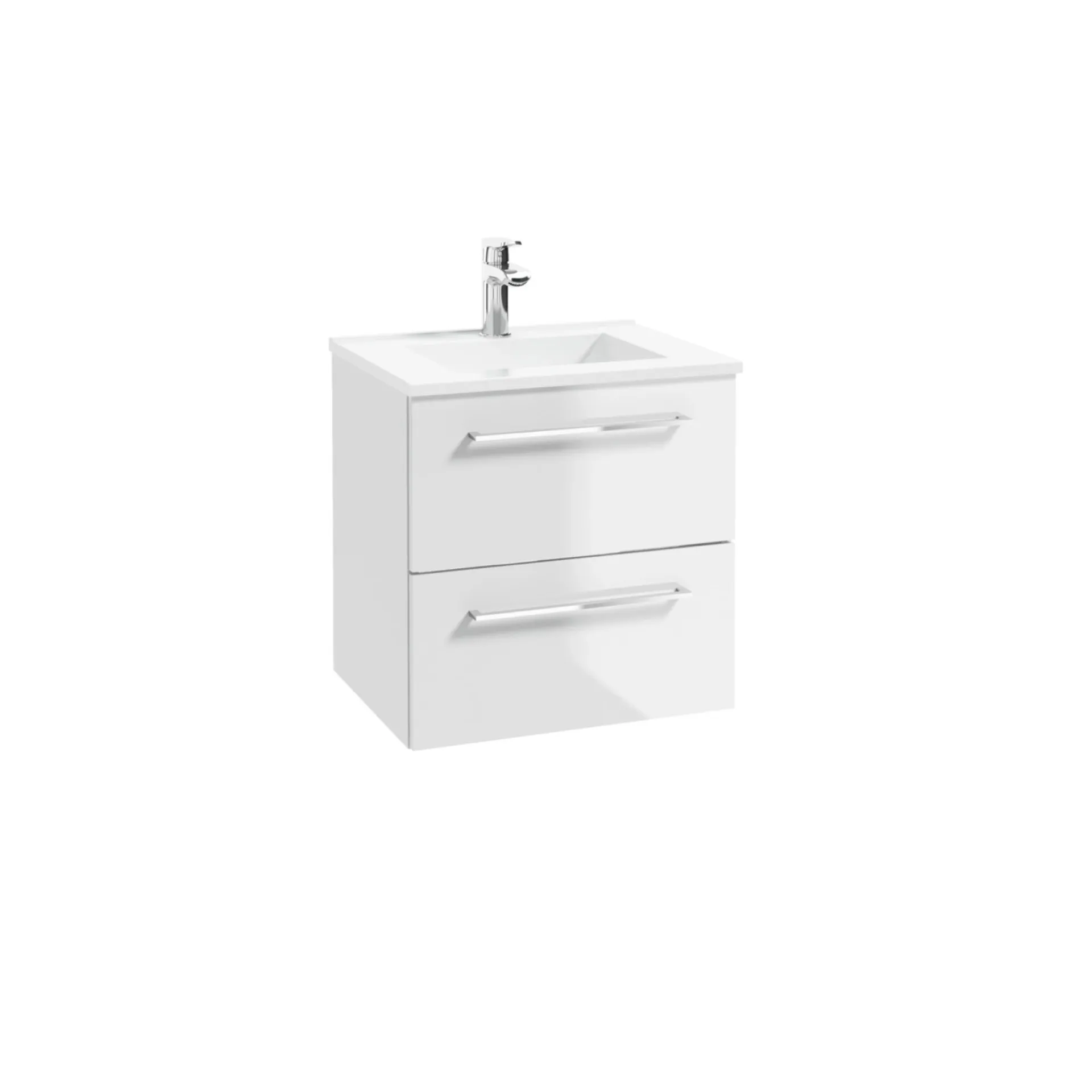 Online Milobad ARNHEM BADMØBEL HVID 2 SKUFFER 50 CM
