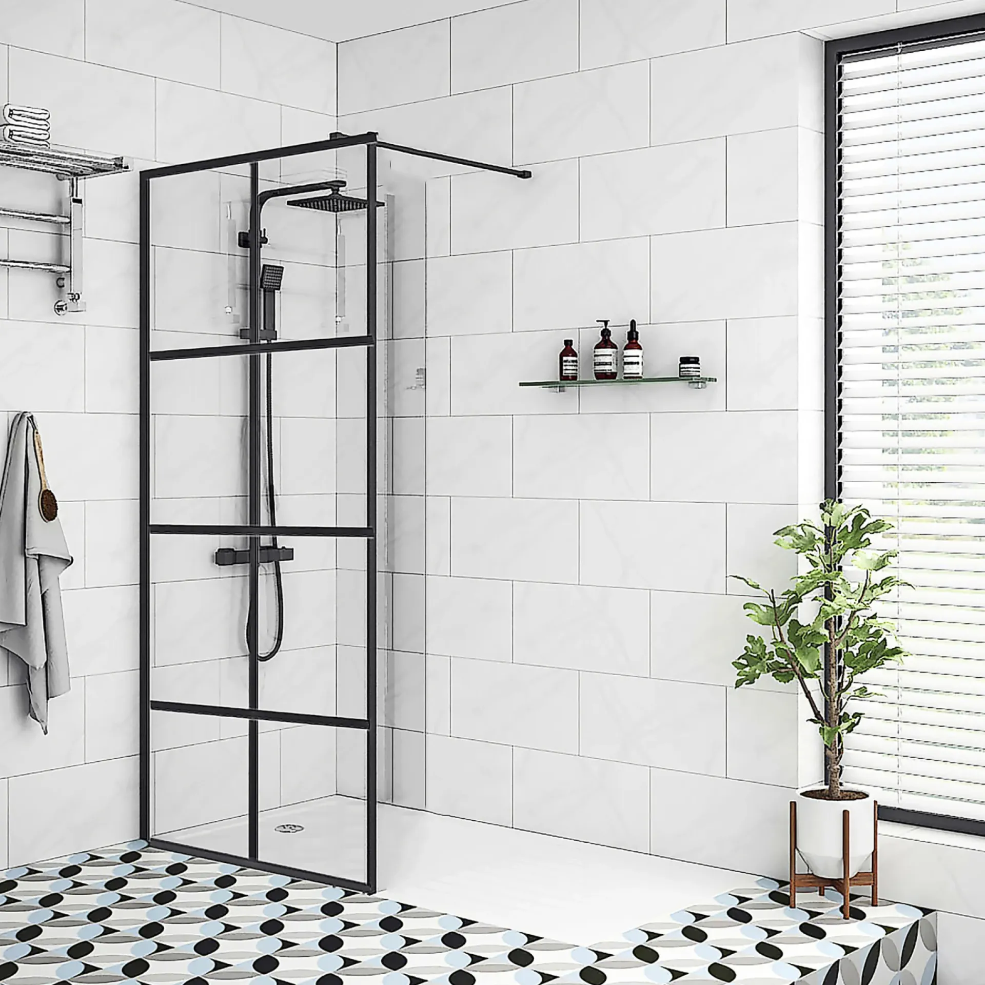 Hot Milobad NEW YORK BRUSEVÆG KLART 80 CM