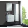 Best Milobad RENO SPEJLSKAB 2 LÅGER HVID HØJGLANS 60 X 60 CM