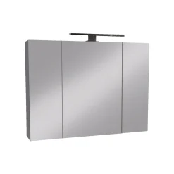 Best Milobad RENO SPEJLSKAB 2 LÅGER HVID 80 X 60 CM