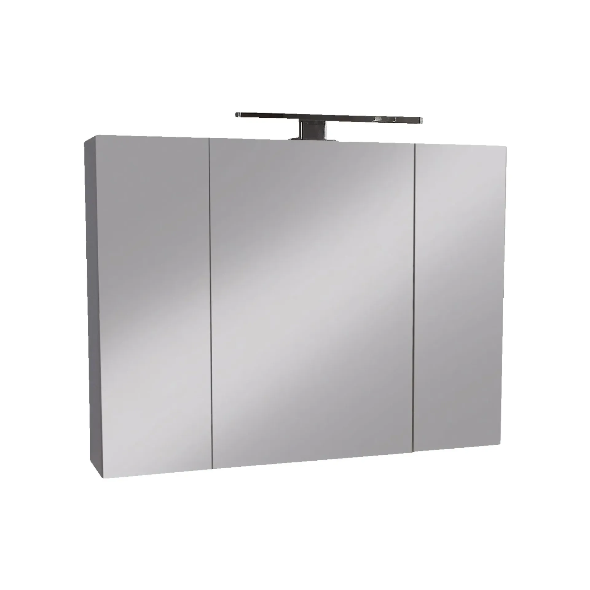 Best Milobad RENO SPEJLSKAB 2 LÅGER HVID 80 X 60 CM
