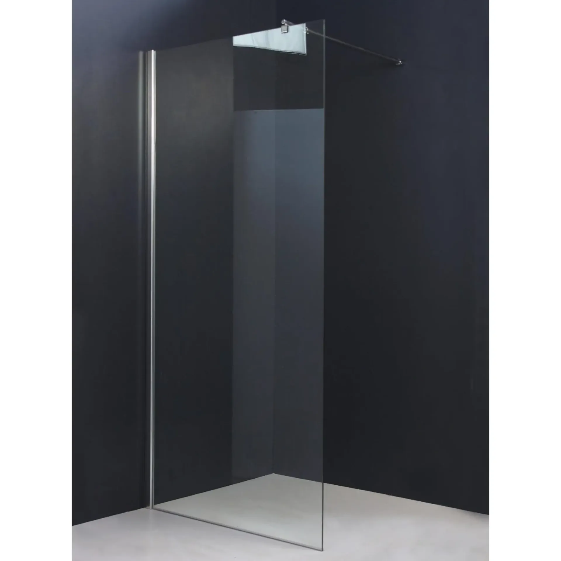 Milobad 80X190 BRUSEVÆG KLAR GLAS 80 CM