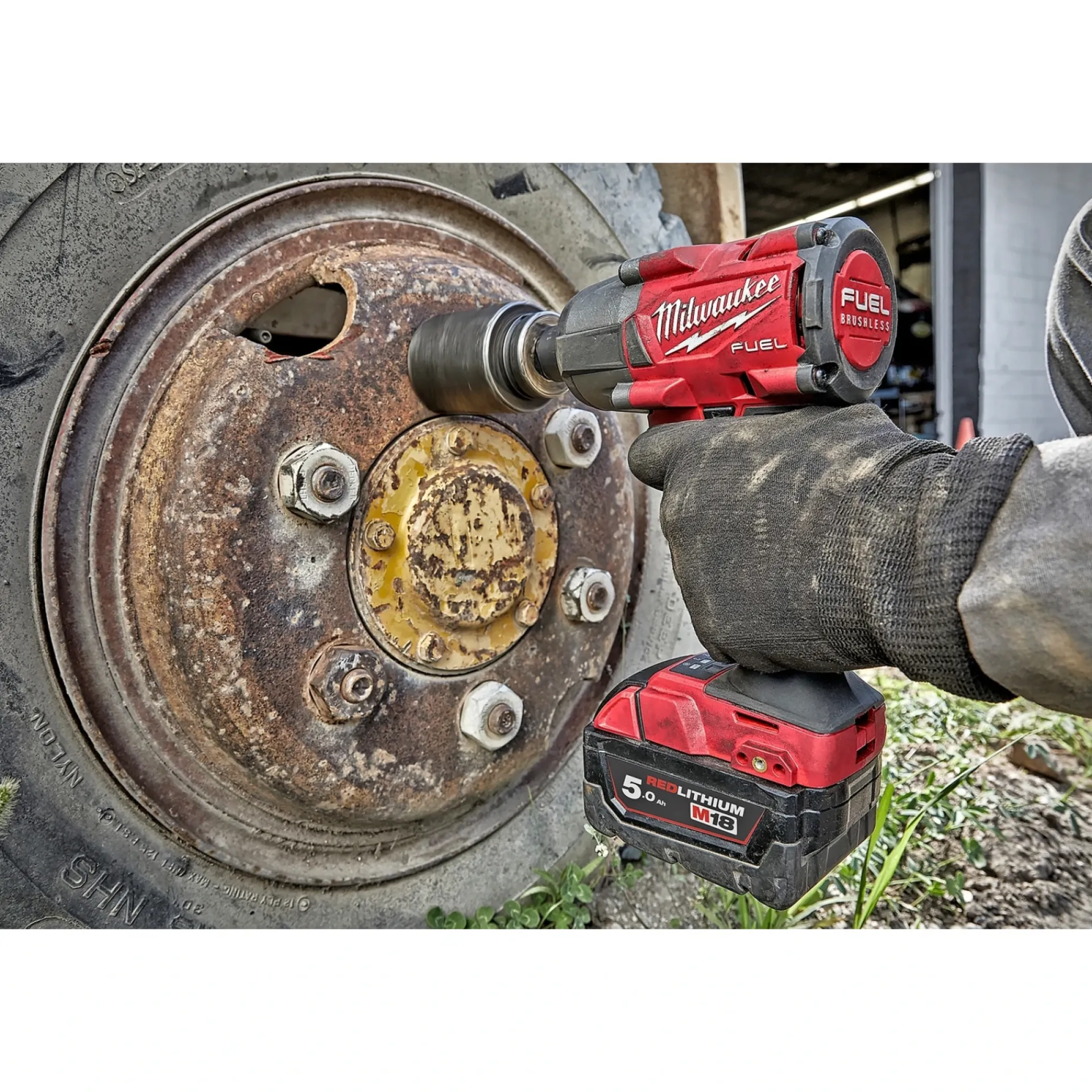 New MILWAUKEE M18 FMTIW2F12-0X SLAGNØGLE AKKU UDEN BATTERI OG LADER