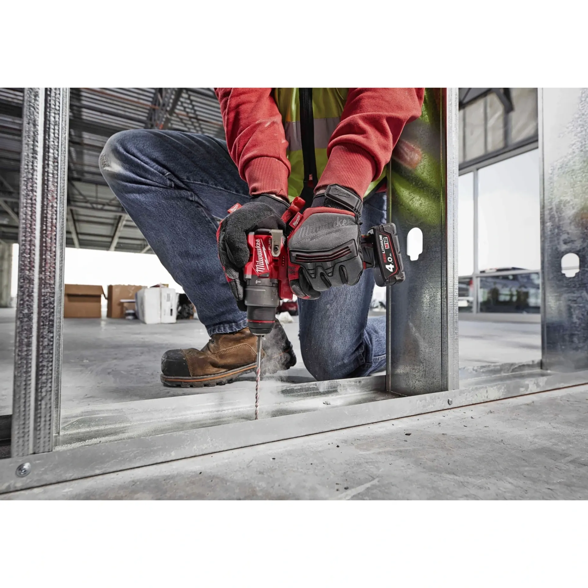 Online MILWAUKEE M12 FPD2-402X SLAGBOREMASKINE AKKU MED BATTERI OG LADER