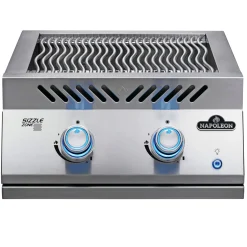 Napoleon BUILT-IN 700 18" DOBBELT SIZZLEZONE INDBYGNINGSGRILL RUSTFRIT STÅL