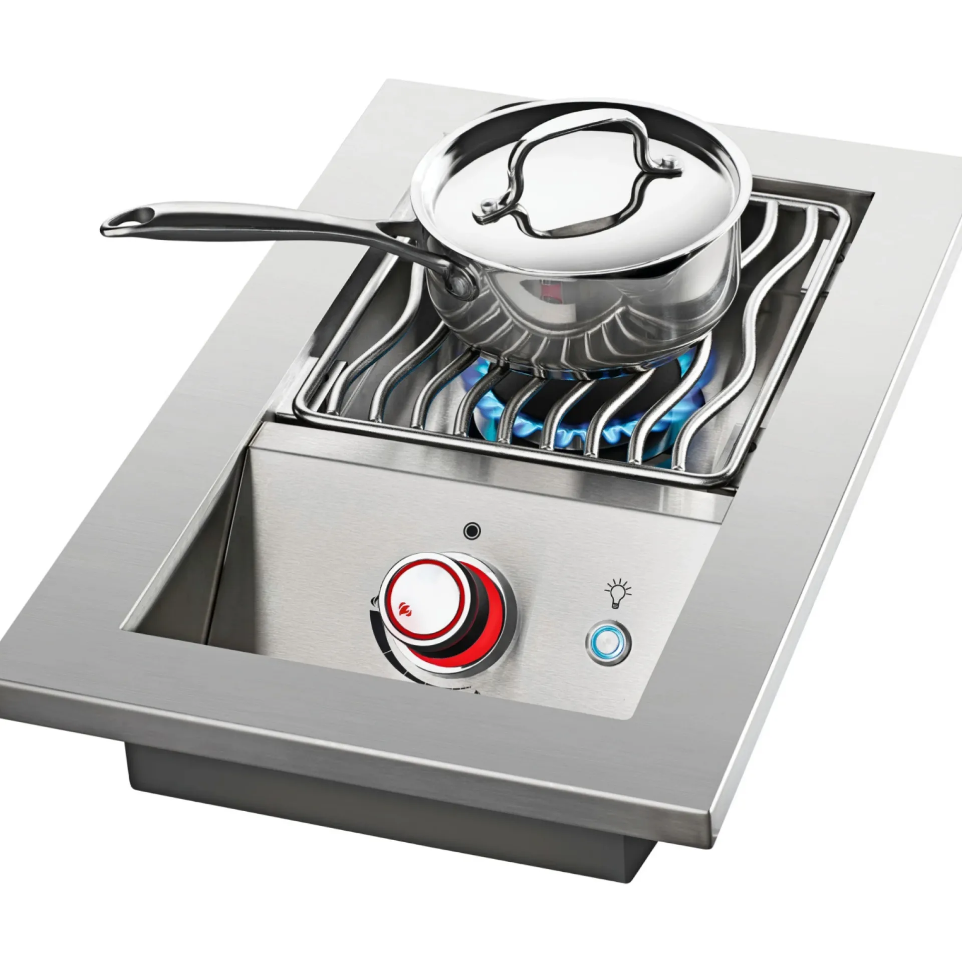 Outlet Napoleon BUILT-IN 700 SERIE 10" SIDEBRÆNDER INDBYGNINGSGRILL SØLV