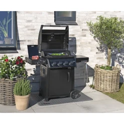 Hot Napoleon LEGEND 425 M./SIZZLE ZONE GASGRILL SORT