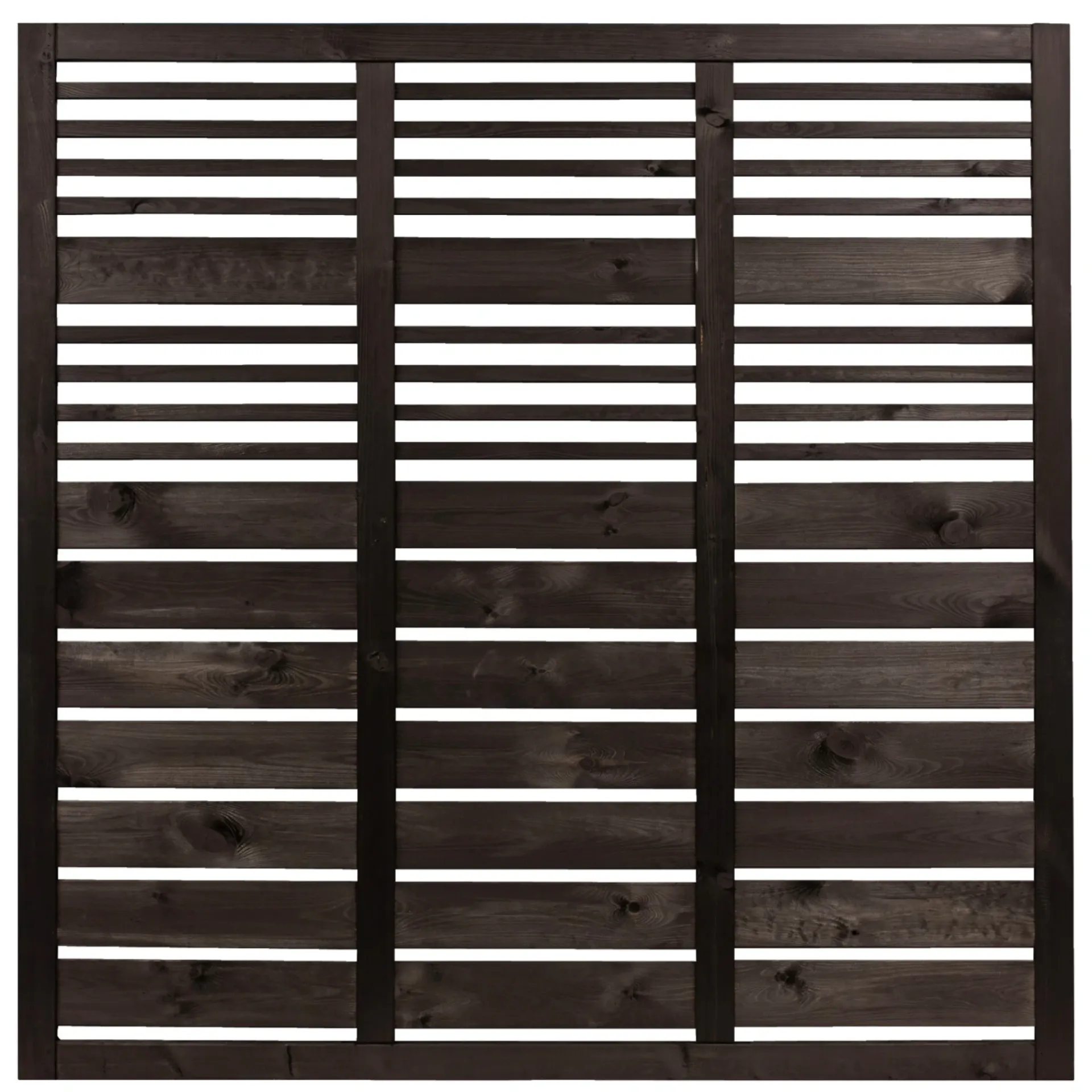 Online Nordic Fence LINEAR HEGN TRYKIMPRÆGNERET SORT 3.50 X 180 CM