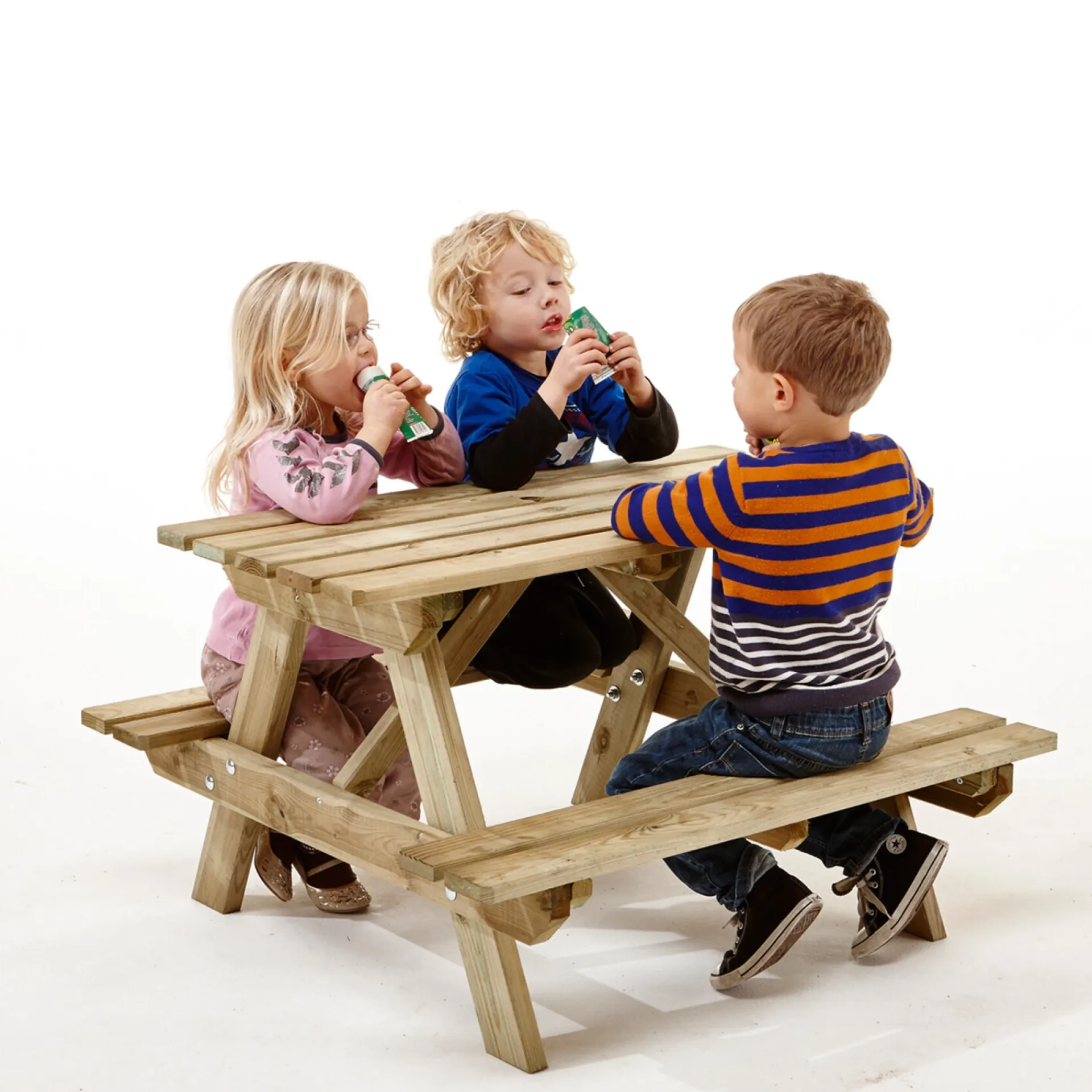 Clearance NORDIC PLAY Active 801-053PC BØRNEBORDBÆNKESÆT NATUR