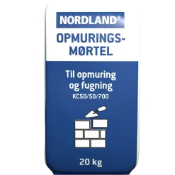 Outlet Nordland OPMURINGSMØRTEL GRÅ 20 KG