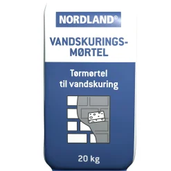 New Nordland VANDSKURINGSMØRTEL GRÅ 20 KG
