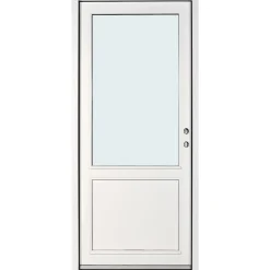 Hot Outline 3-LAGS KLART GLAS FACADEDØR 114 X 948 X 2118 MM V HVID