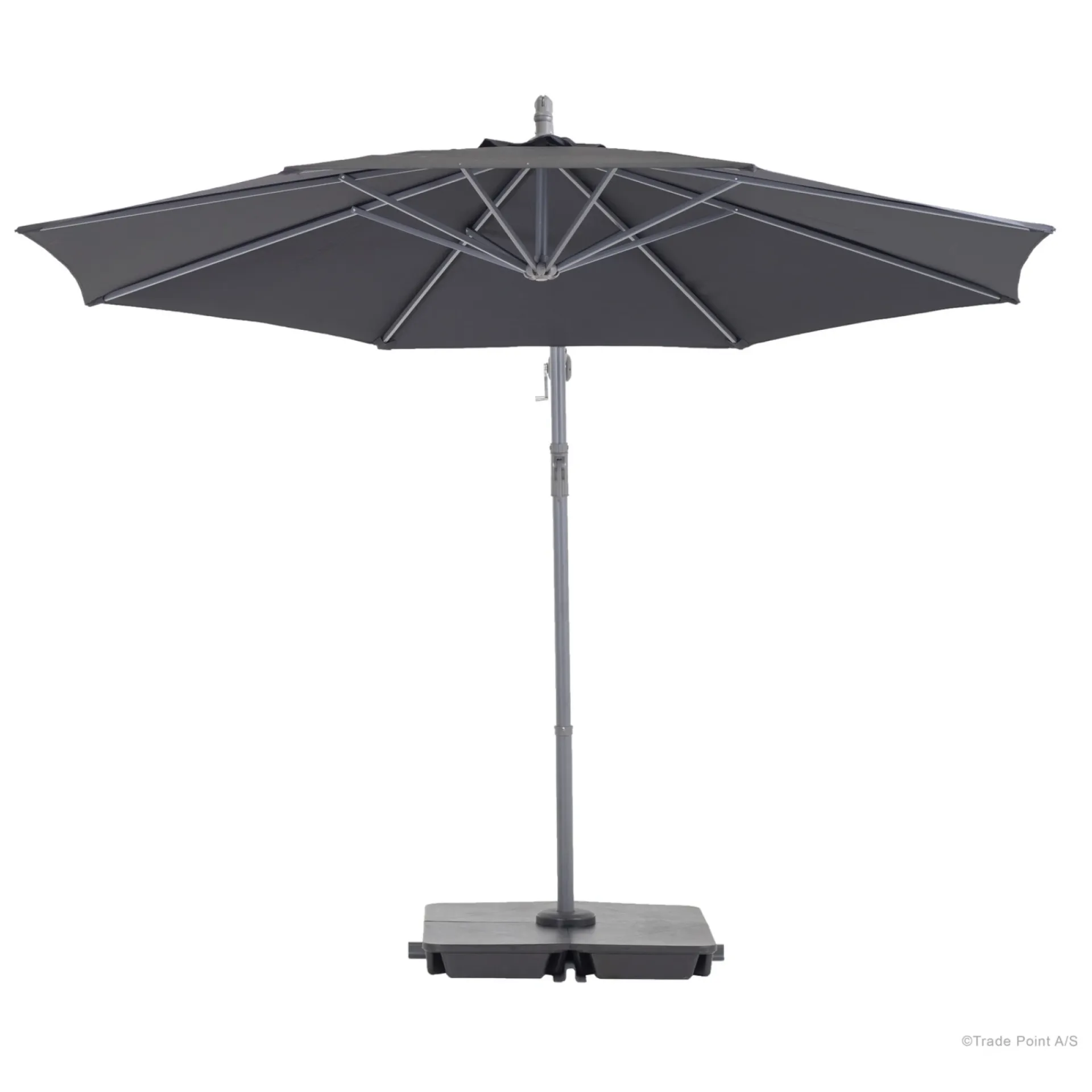 Discount Outrium BARBADOS HÆNGEPARASOL SORT Ø3 M