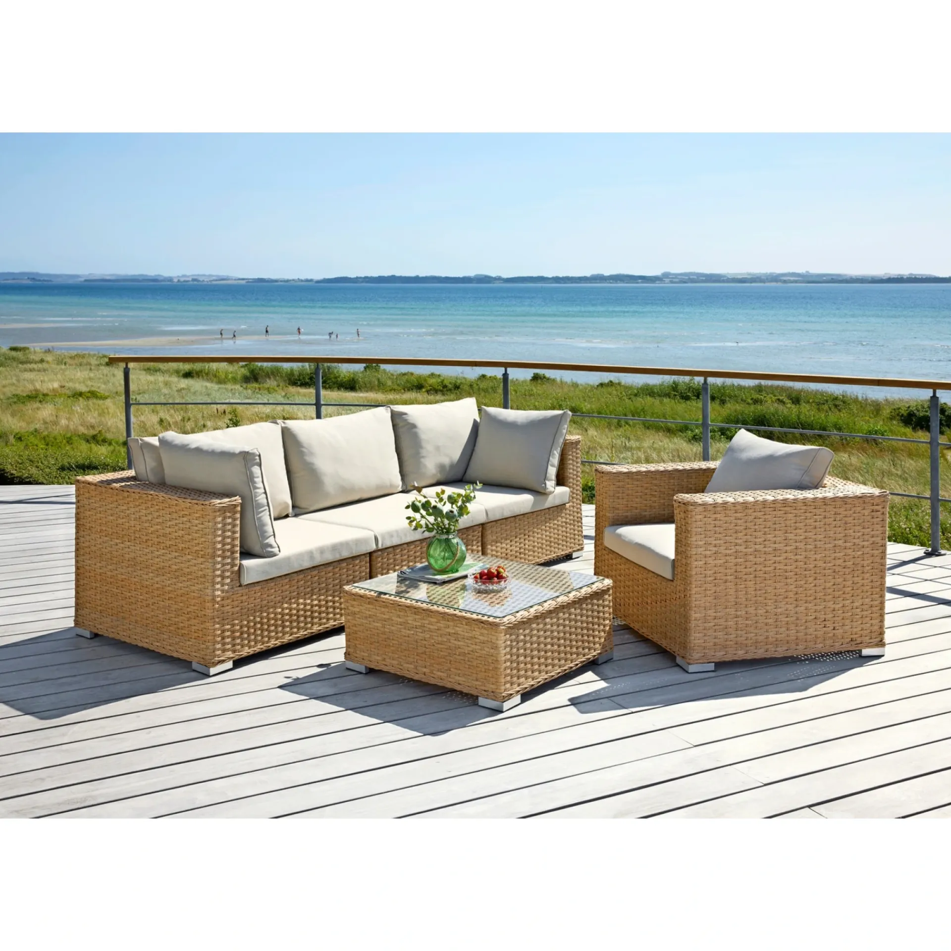 New Outrium CORDOBA LOUNGE HJØRNEMODUL NATUR