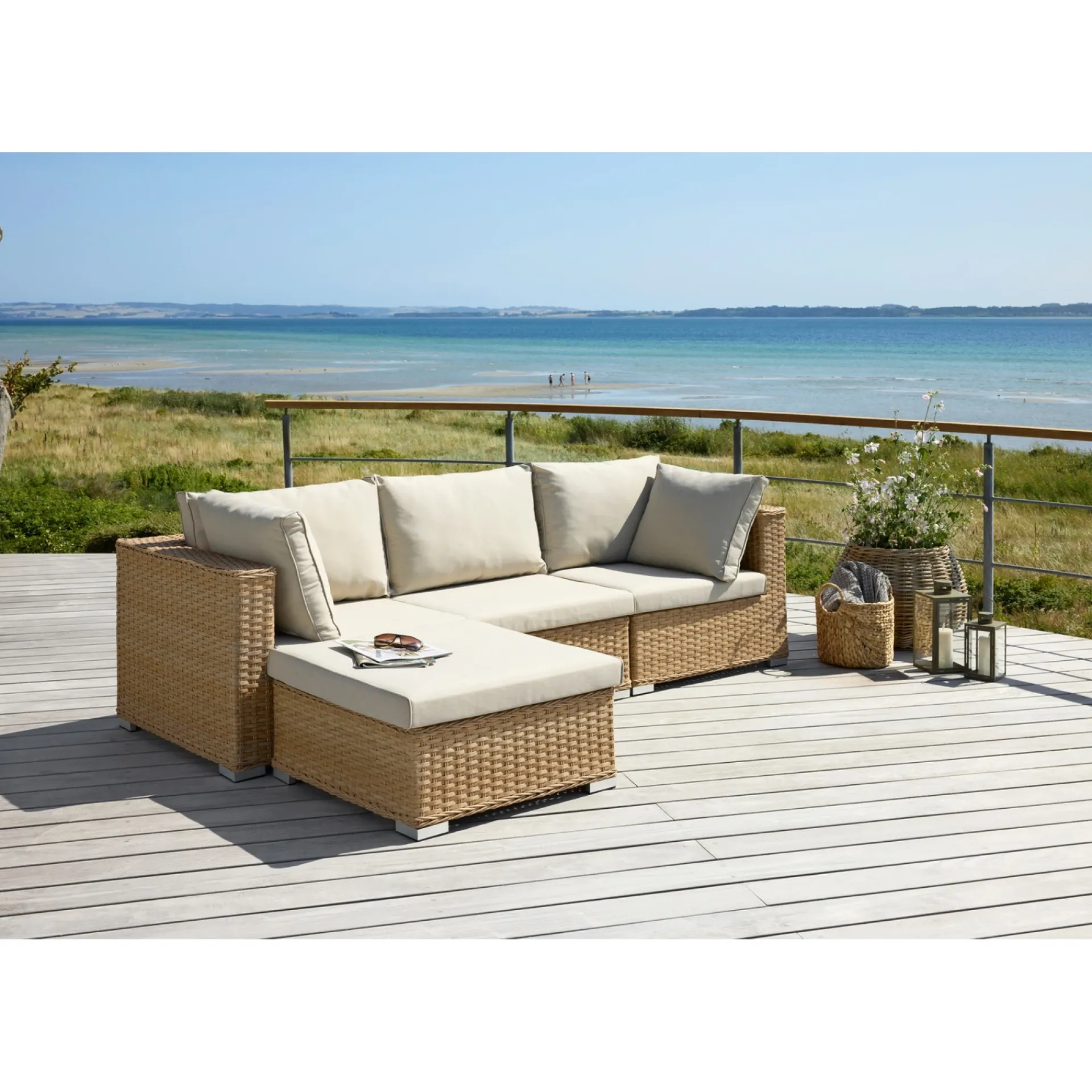 New Outrium CORDOBA LOUNGE HJØRNEMODUL NATUR