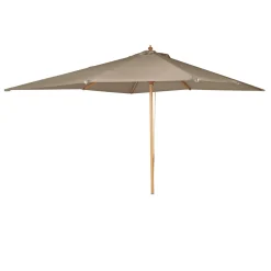 Clearance Outrium ELBA PARASOL SAND/GRÅ 3X3 M