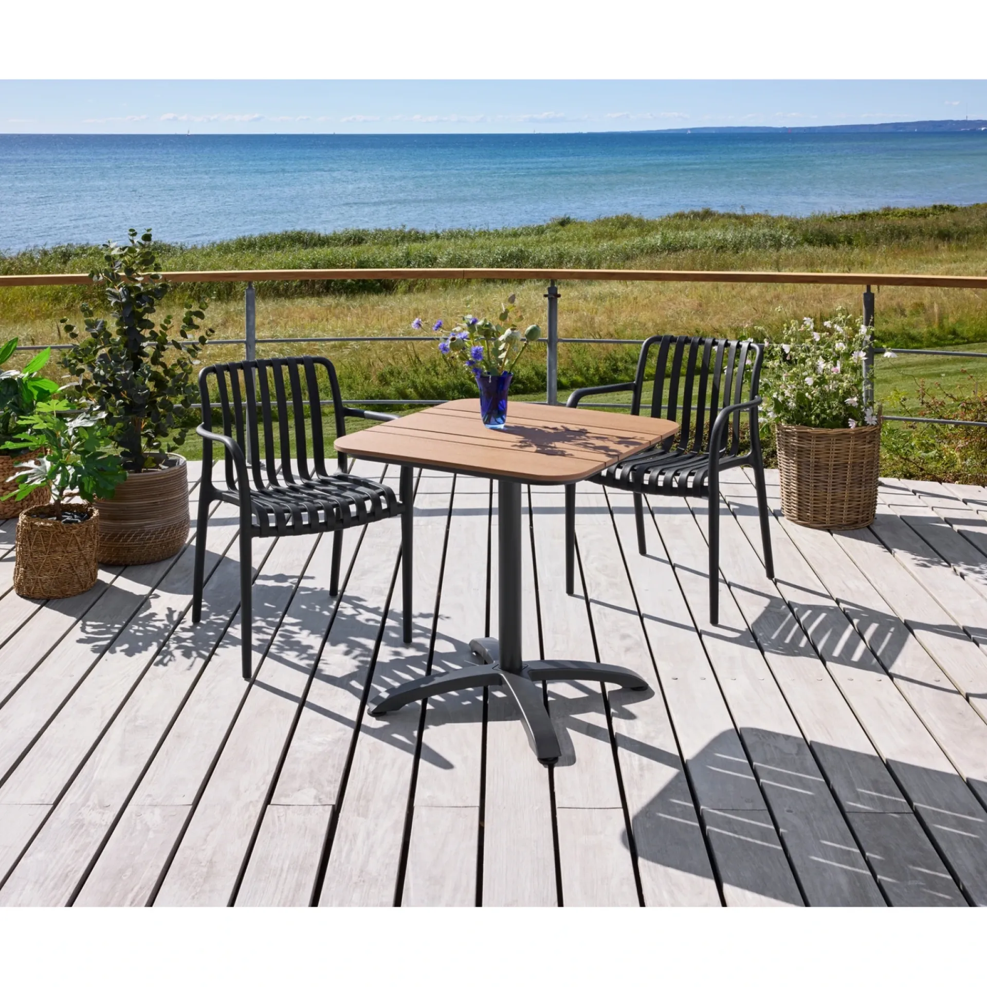 Discount Outrium FARO/MURCIA BORD + 2 STOLE CAFESÆT SORT