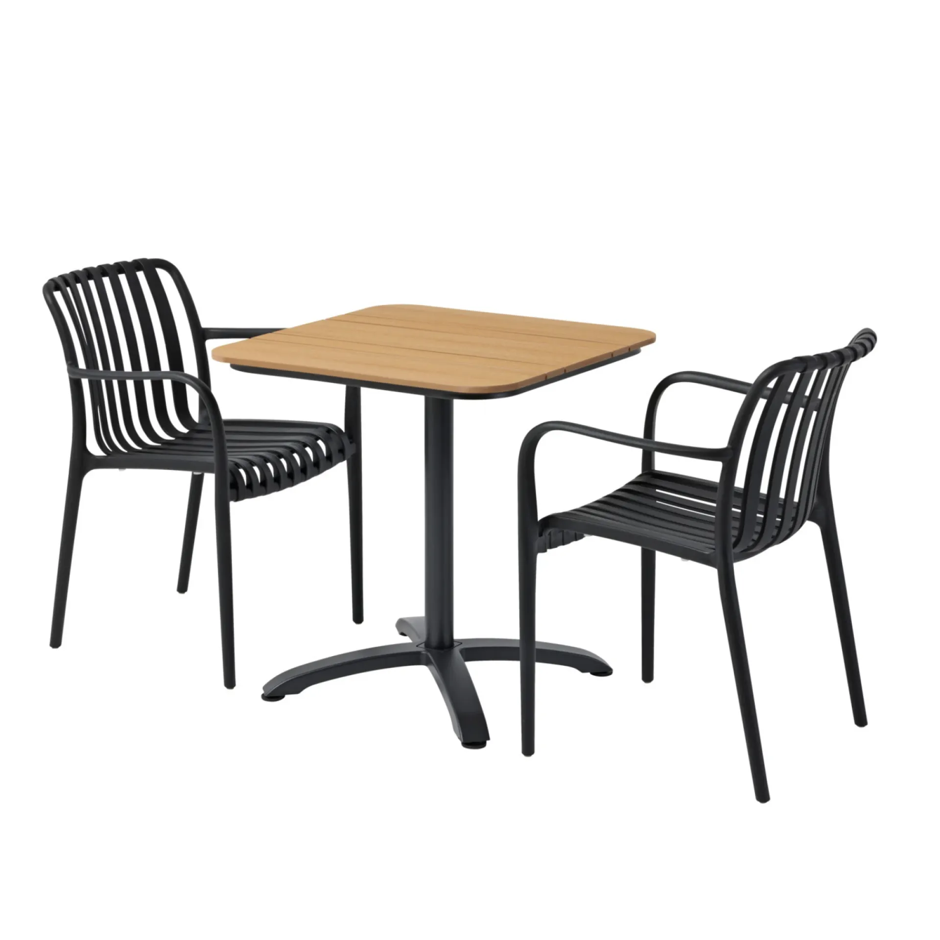 Discount Outrium FARO/MURCIA BORD + 2 STOLE CAFESÆT SORT
