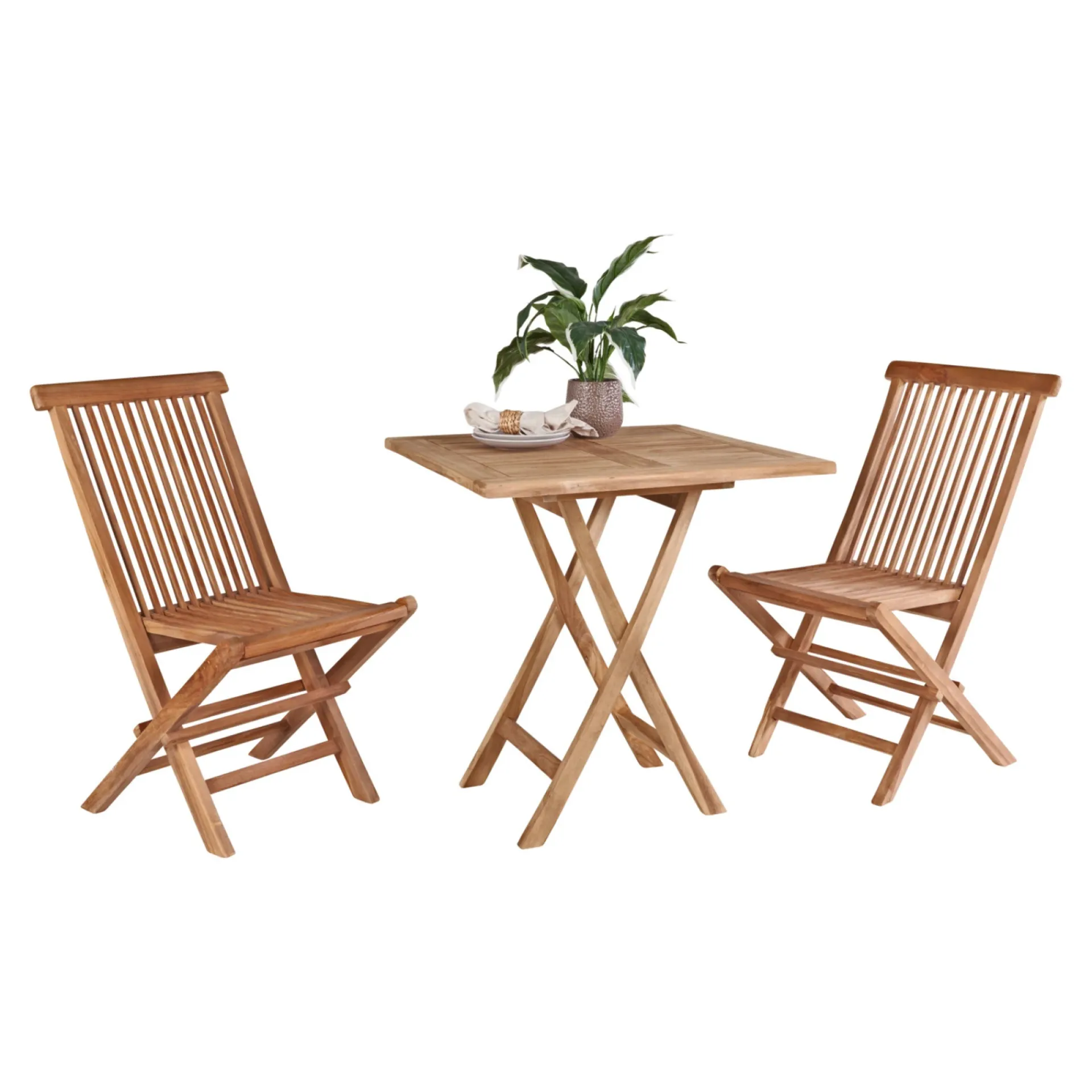 Hot Outrium JAVA/SYROS MED 2 STOLE CAFESÆT TEAK