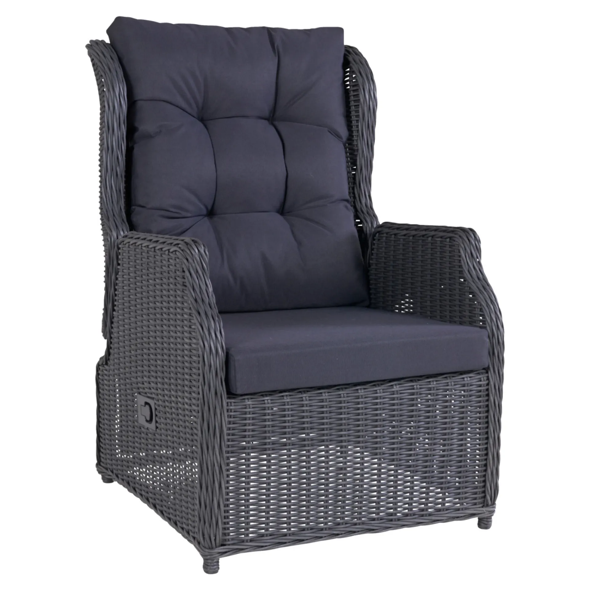 Discount Outrium MILANO INKL. VANDAFVISENDE HYNDE LOUNGESTOL SORT