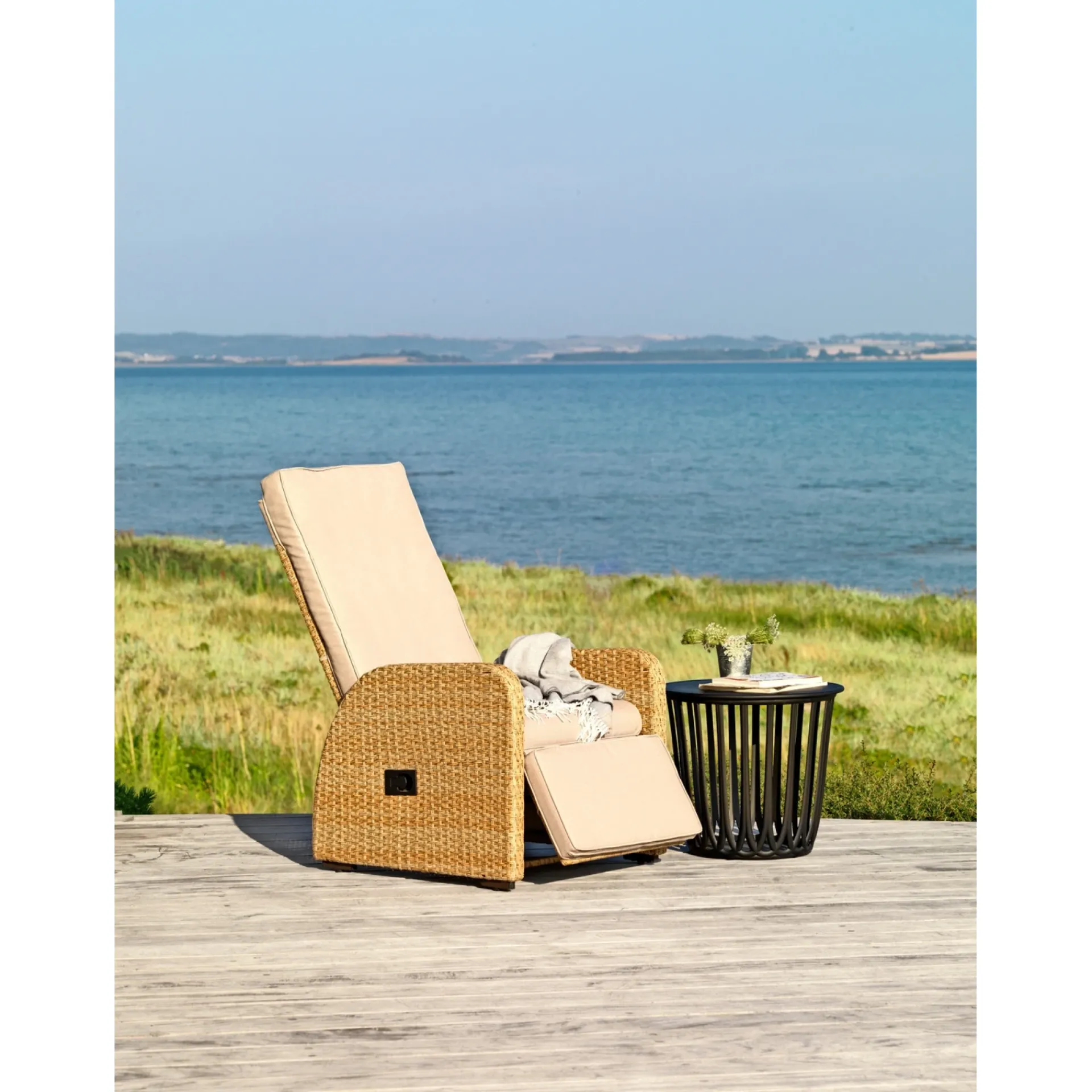 Clearance Outrium SAINT TROPEZ VANDAFV. HYNDE LOUNGESTOL NATUR