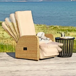 Clearance Outrium SAINT TROPEZ VANDAFV. HYNDE LOUNGESTOL NATUR