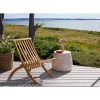 Clearance Outrium SYROS FOLDEBAR LOUNGESTOL TEAK
