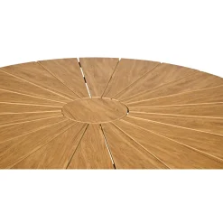 Best Outrium TAVIRA Ø120 CM HAVEBORD SORT/TEAK LOOK