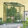 Clearance Outrium VÆGDRIVHUS 3 MM DELT GLAS GRØN 1,3 M2