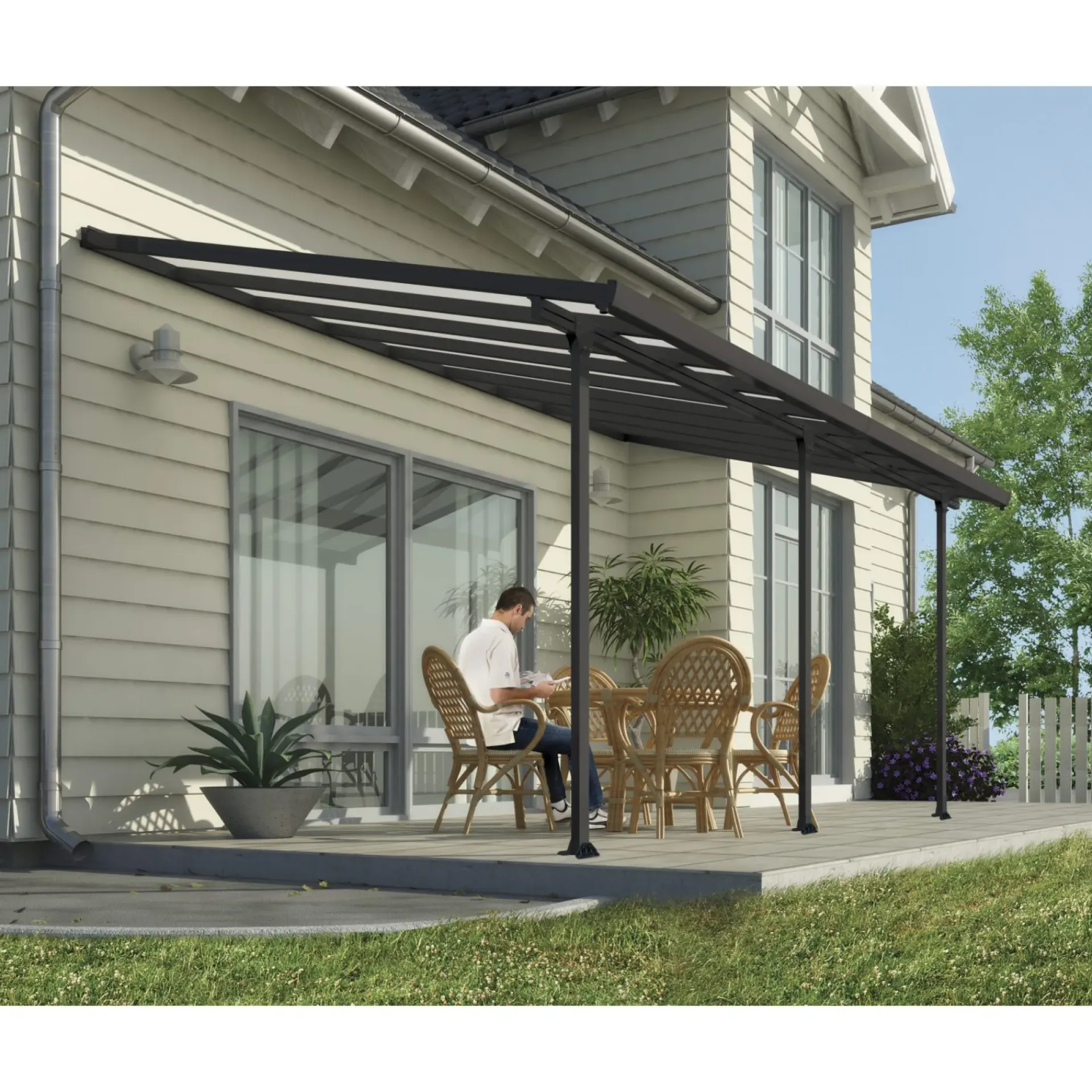 Best PALRAM CANOPIA CANOPIA FERIA TERRASSEOVERDÆKNING 16,1 M2