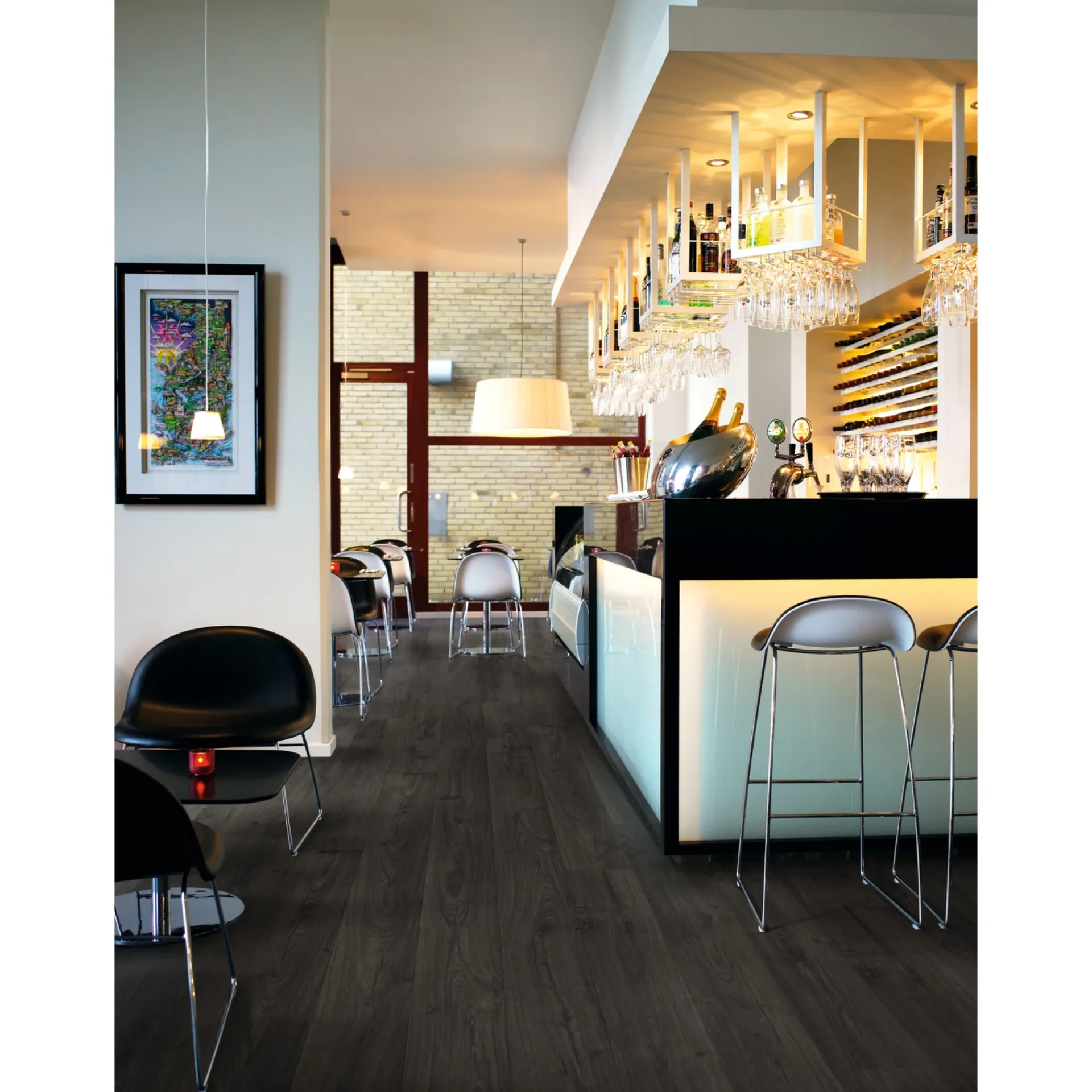 Outlet Pergo VISBY LAMINATGULV BLACK PEPPER OAK