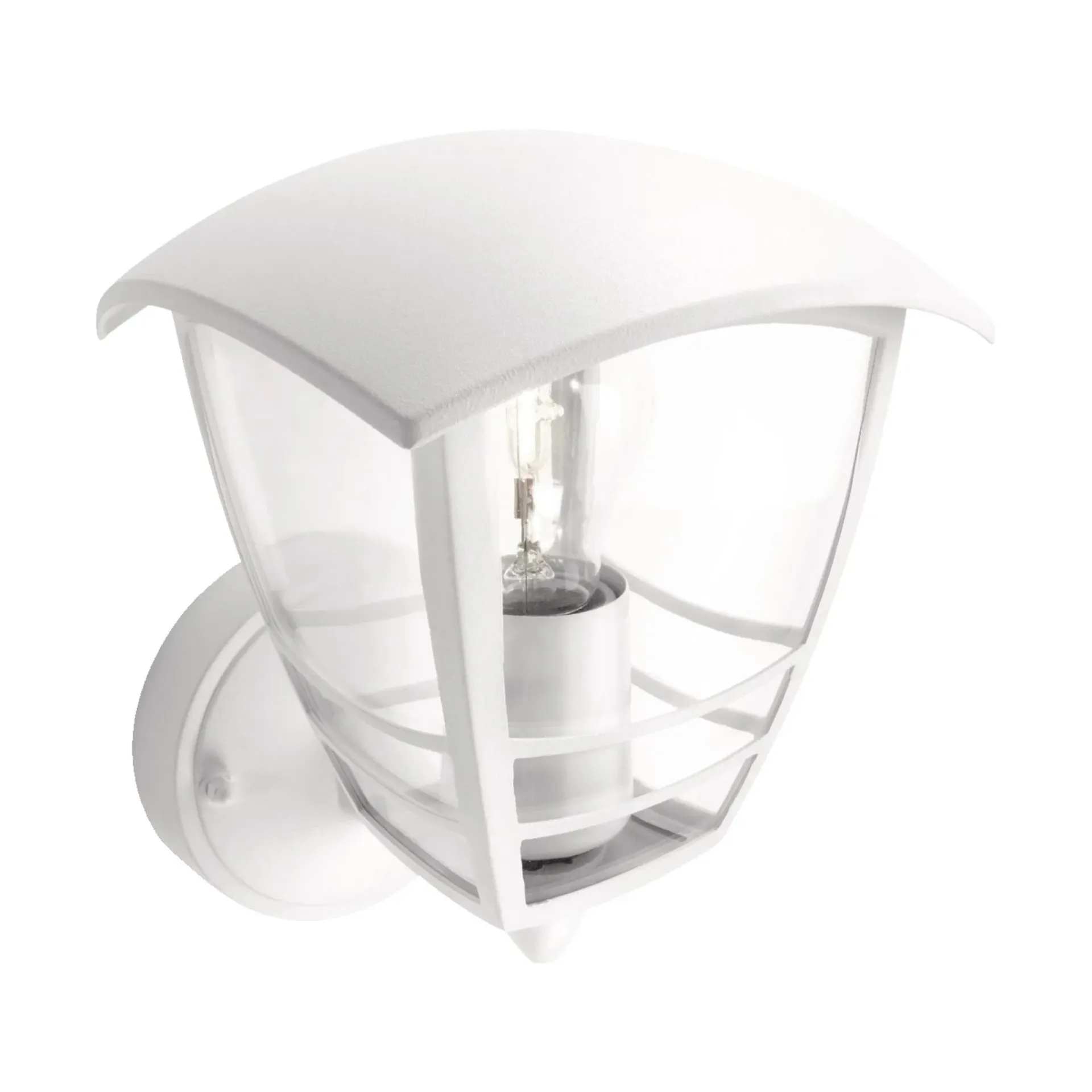 Clearance Philips CREEK OP U/SENSOR UDENDØRS VÆGLAMPE HVID 60W
