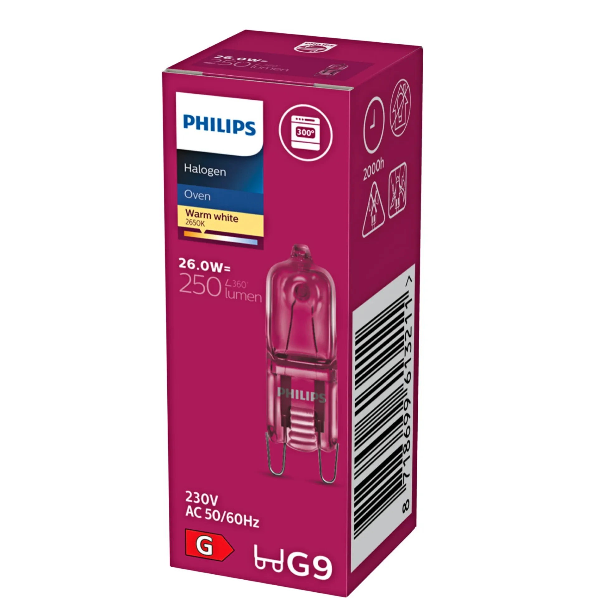 Clearance Philips HALOGEN G9 26W