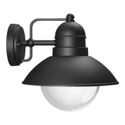 Online Philips HOVERFLY UDENDØRS VÆGLAMPE SORT 60W