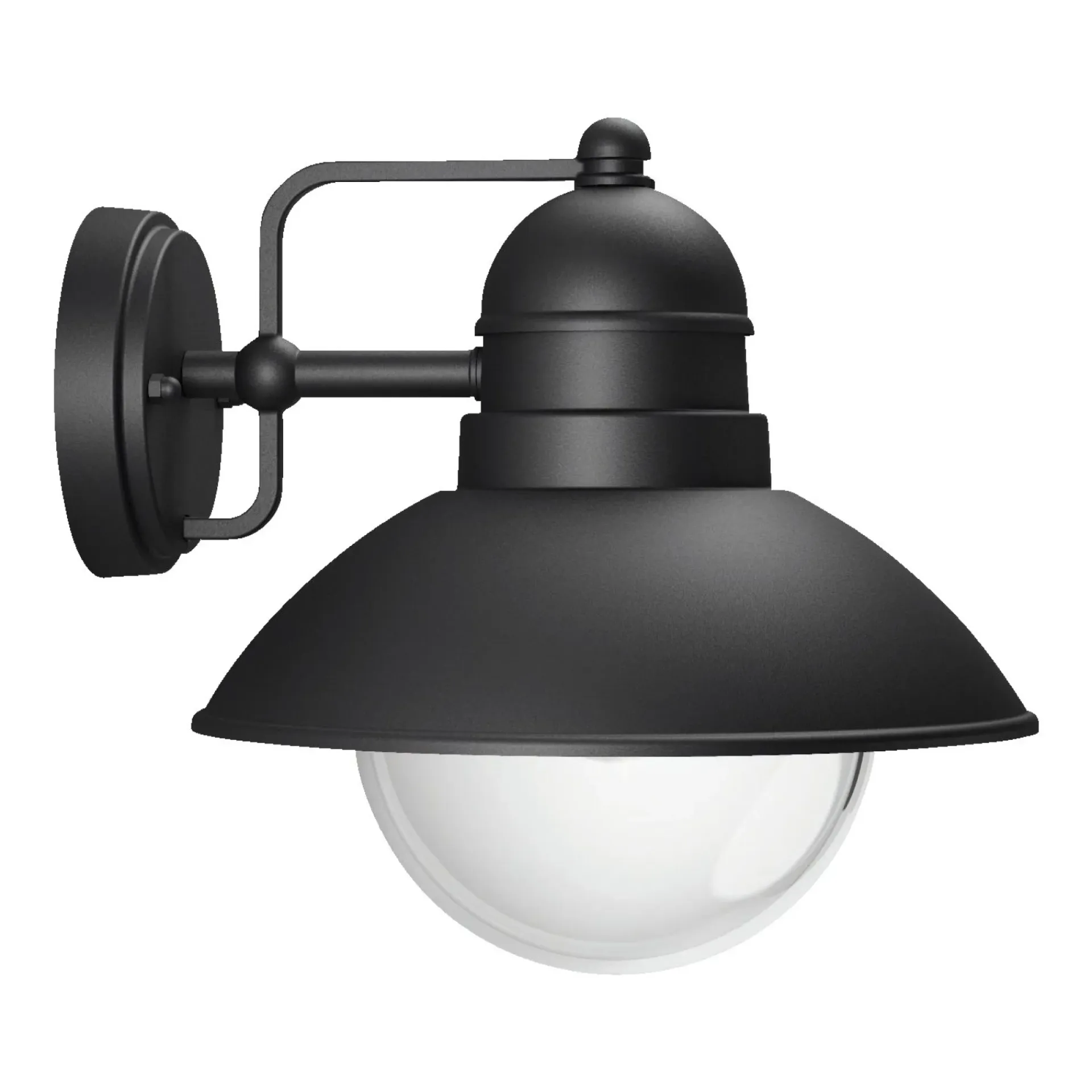 Online Philips HOVERFLY UDENDØRS VÆGLAMPE SORT 60W