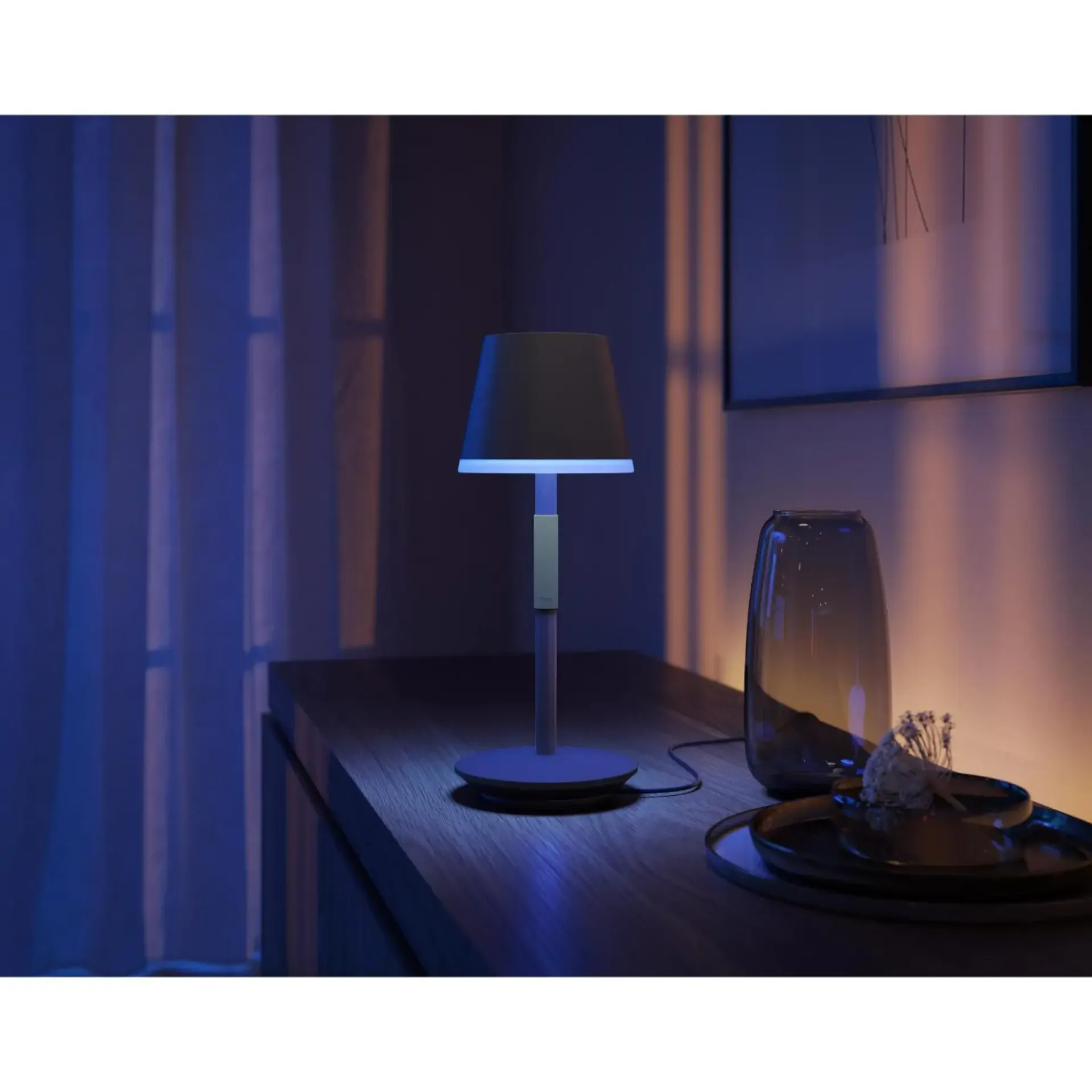 Sale Philips Hue GO BORDLAMPE SORT 38,8 CM
