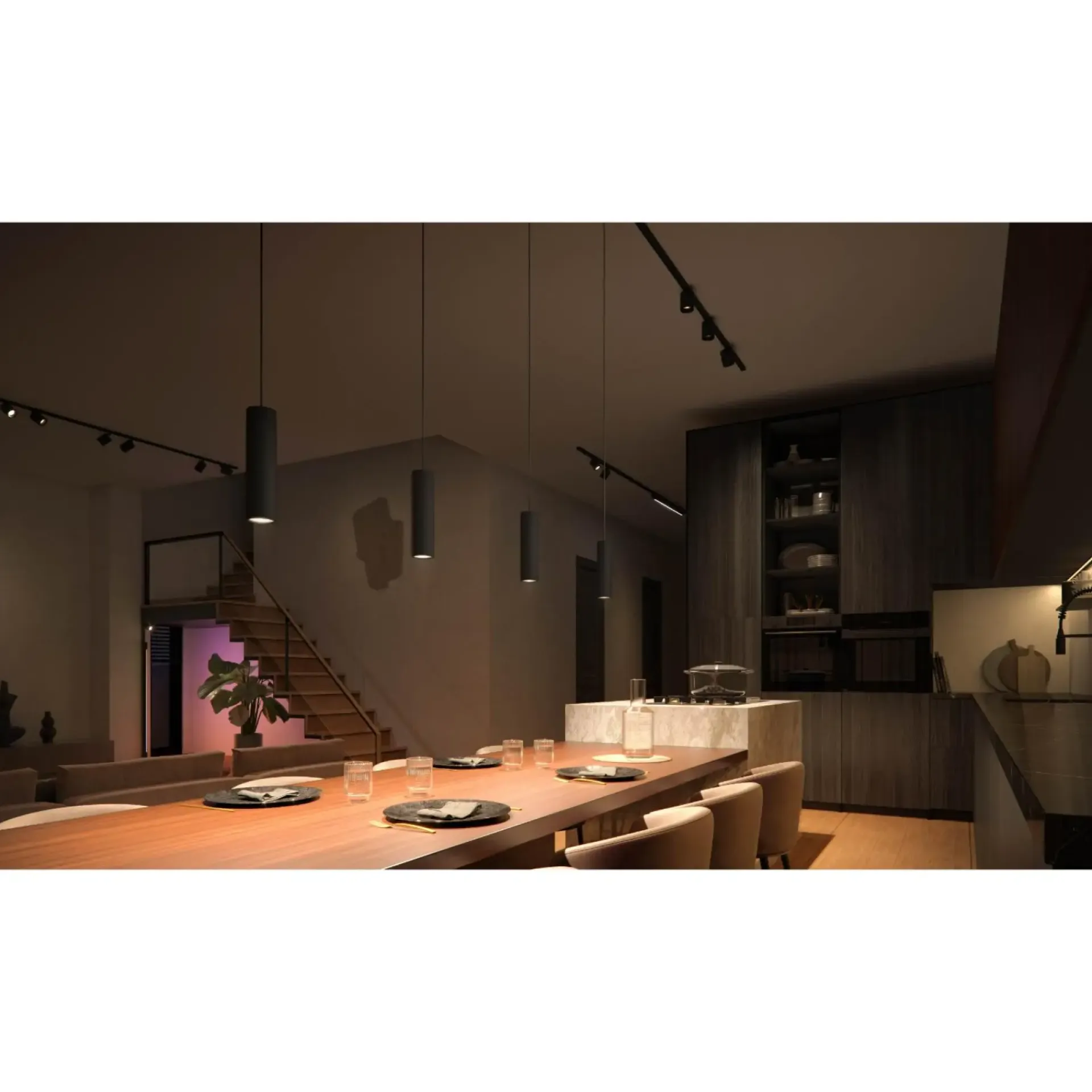 Online Philips Hue PERIFO 3 PENDLER SKINNESYSTEM SORT LED 5W